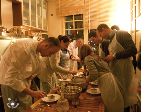 Cours de cuisine société chez GuestCooking